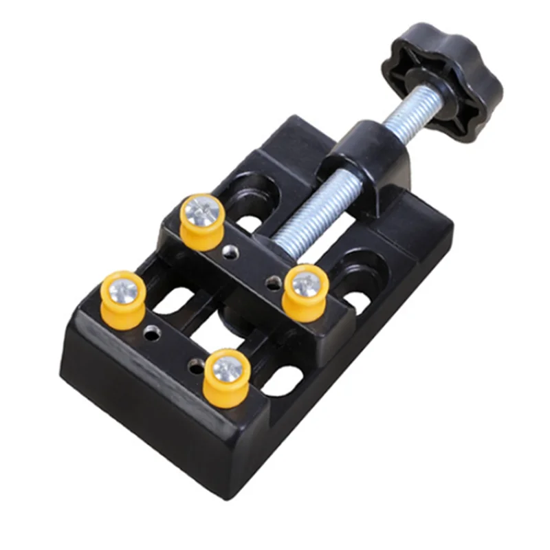 

AB13-Мини Универсальный плоский зажим Мини-тиски для ремонта часов, скульптуры, гравировки ювелирных изделий своими руками с фиксированным блоком, фиксированное кольцо