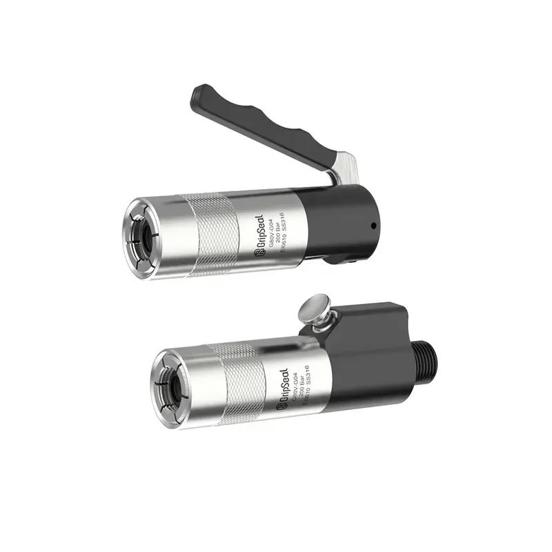 GripSeal G85 Factory Customized External Thread Leak Test Connector 316 Stainless Steel G1/8-G3/8 Buna-N Quick Coupling OEM