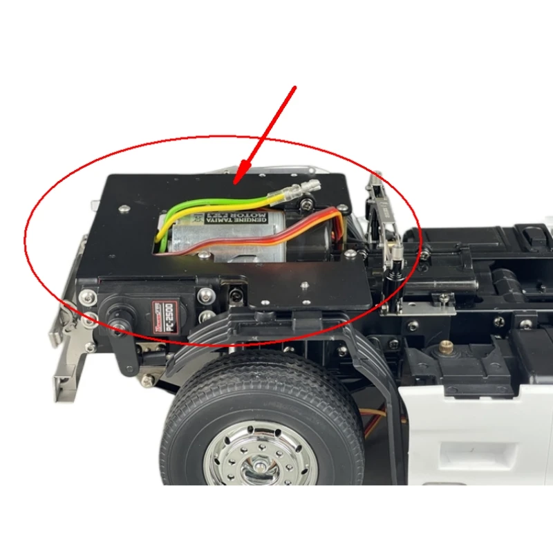 Tamiya 56368 1/14 Scani 770S 6x4 Simi Truck Toys Upgrade Second Floor Platform Plate Servo Bracket