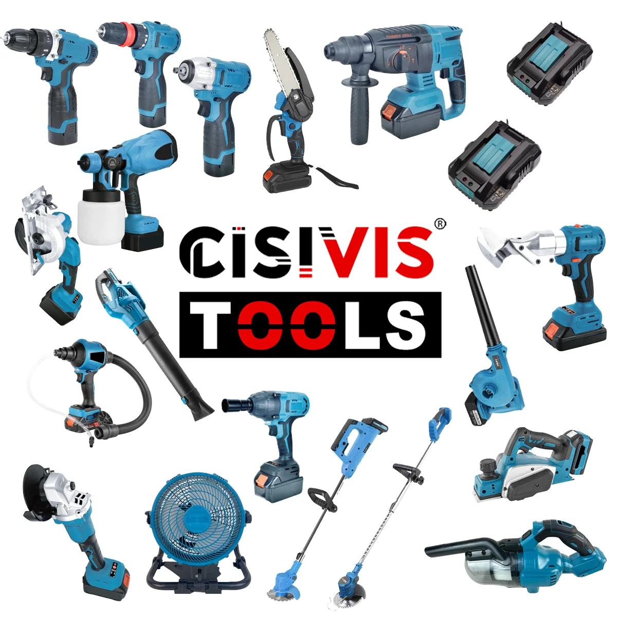 مجموعة أدوات كومبو مكونة من 4 قطع من أدوات الطاقة اللاسلكية التي تعمل بالبطارية #5