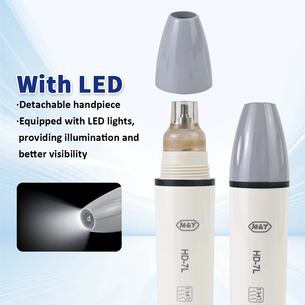 Dental Ultrasonic Scaler Handpiece HD-7L Detachable Piezo Scaler Handpiece Ultrasonic Piezon Scaling Teeth whitening Tools