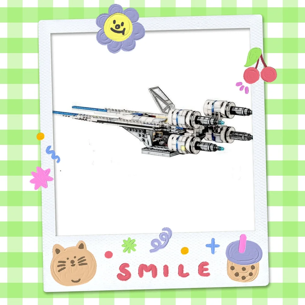 

Christmas gift, home decoration, white spacecraft-shaped puzzle toy, intelligent mechanical assembly, children's puzzle toy, boy