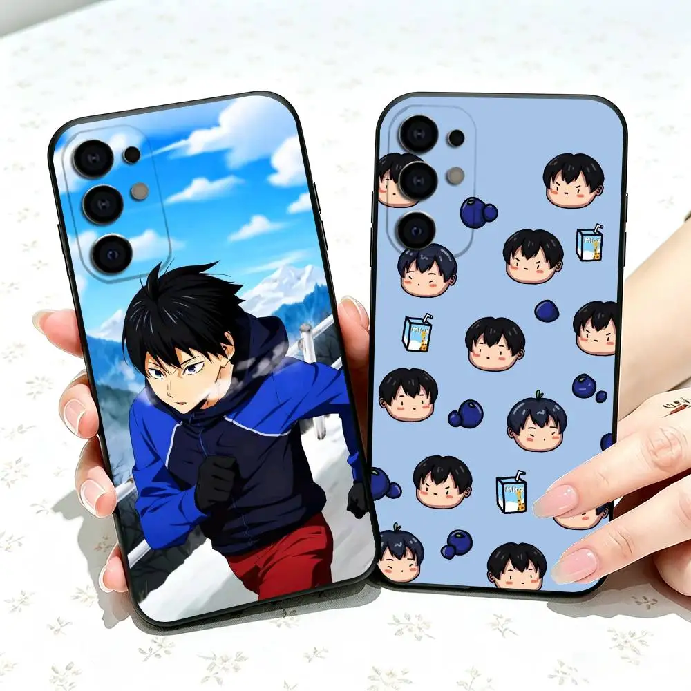 Haikyuu Kageyama gift Phone Case Black Silicone Soft For Samsung S25,S24,S21,S22,S23,S30,Ultra,S20,Plus,Fe,Lite