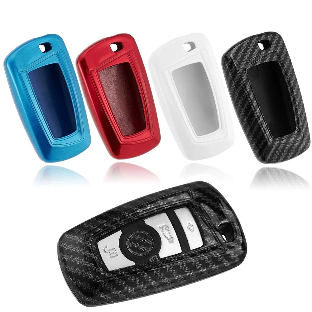 Car Key Fob Case SKin Cover Decoration For BMW 3 4 5 Series 320i 530i 550i F20 F21 F30 F31 F25 F01 F02
