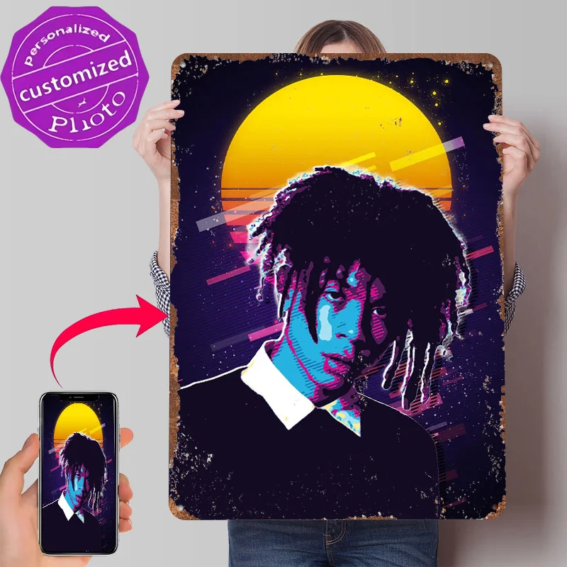 Póster de Iann Dior, Letreros Metálicos Vintage Personalizados, Arte de Pared, Placa de Metal Retro para Decoración del Hogar, Decoración de Oficina y Sala de Juegos