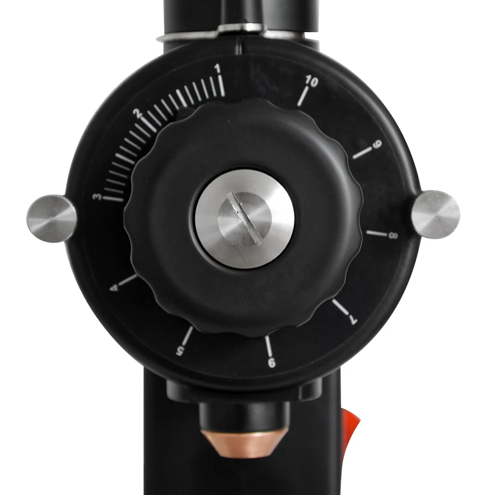 Xeoleo-molinillo de café eléctrico, molinillo de café de rebaba plana S/S de 60mm, molinillo de café expreso de 10 pasos, rectificadora eléctrica