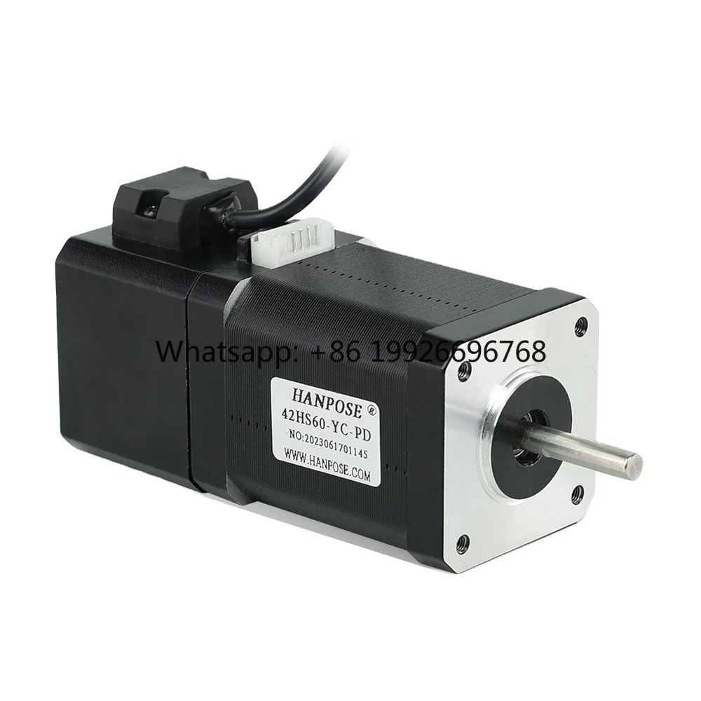 moteur-pas-a-pas-nema17-18°-12v-42hs60-yc-pd-2-phases-17a-70ncm-a-aimant-permanent-avec-frein-sans-temporisation