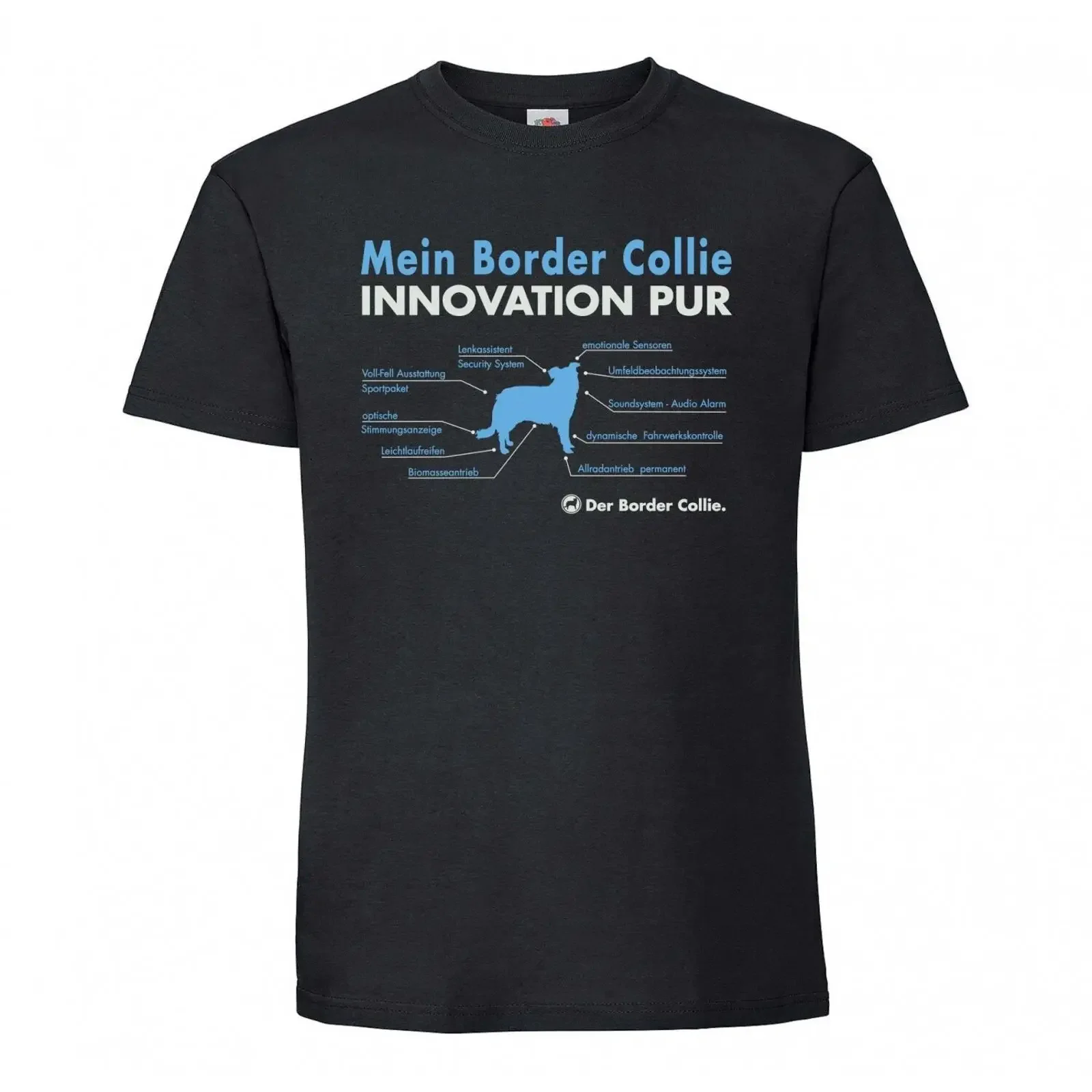 Border Collie T Shirt Innovation Hundemotiv Sheepdog Scotch Sheep Dog vintage Washed Casual Unisex Slightly designer clothes