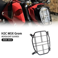 New Motorcycle H2C MSX GROM Headlight Guard Head Light Protector Cover Black For Honda H2C Msx Grom 2020 2021 2022