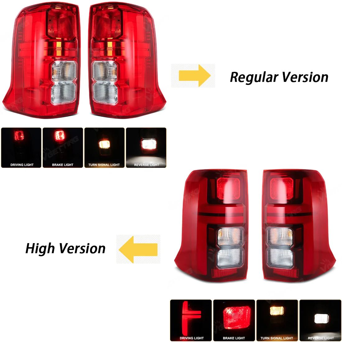 

Rear Tail Light Assembly For Mitsubishi Triton L200 2024 2025 4-Function Turn Signal Brake Reversing Lamp 26555A020P 26555A000P