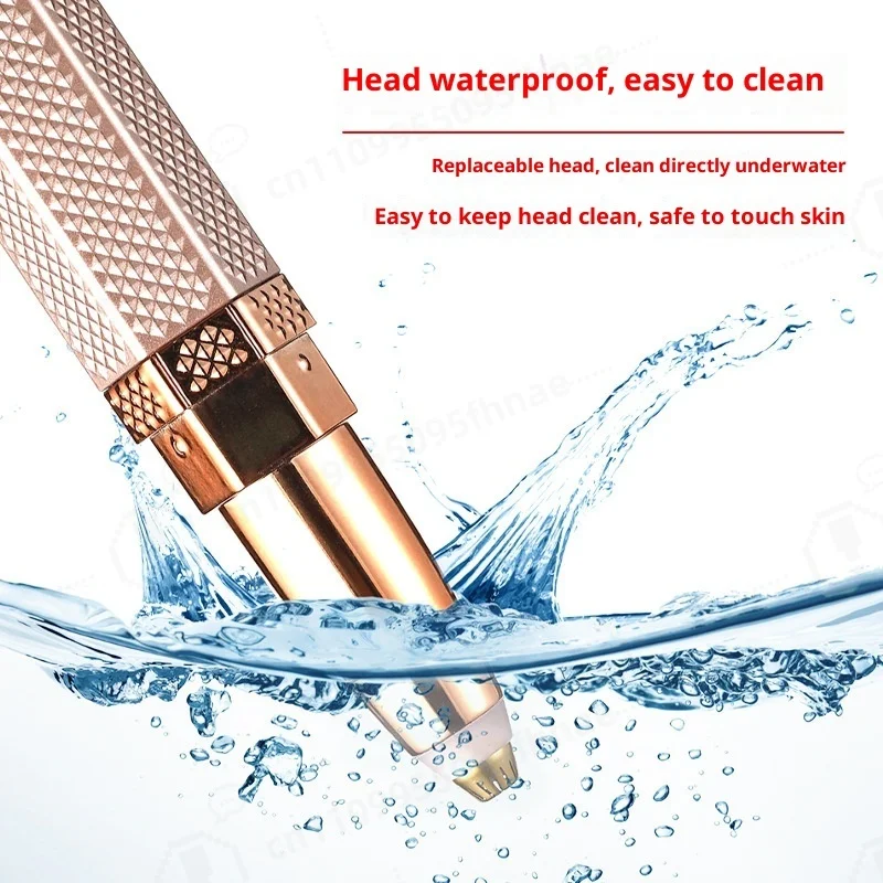 Electric Eyebrow Trimmer, Rechargeable Multi Functional Lipstick Shaver, Portable Hair Remover for Women