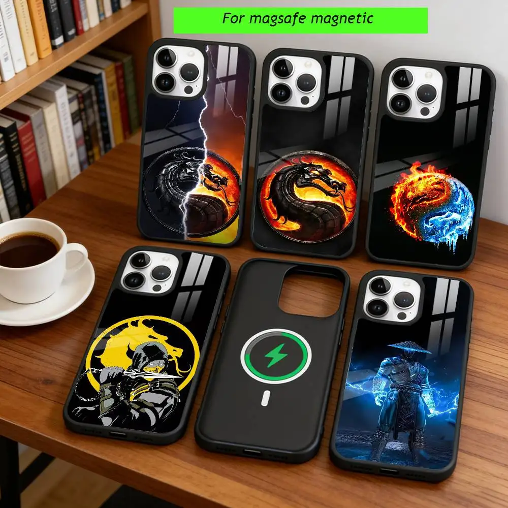 

Mortal Kombat Phone Case For iPhone17,16,15,14,13,12,11 Plus,Pro Magnetic with Magsafe Wireless Charging