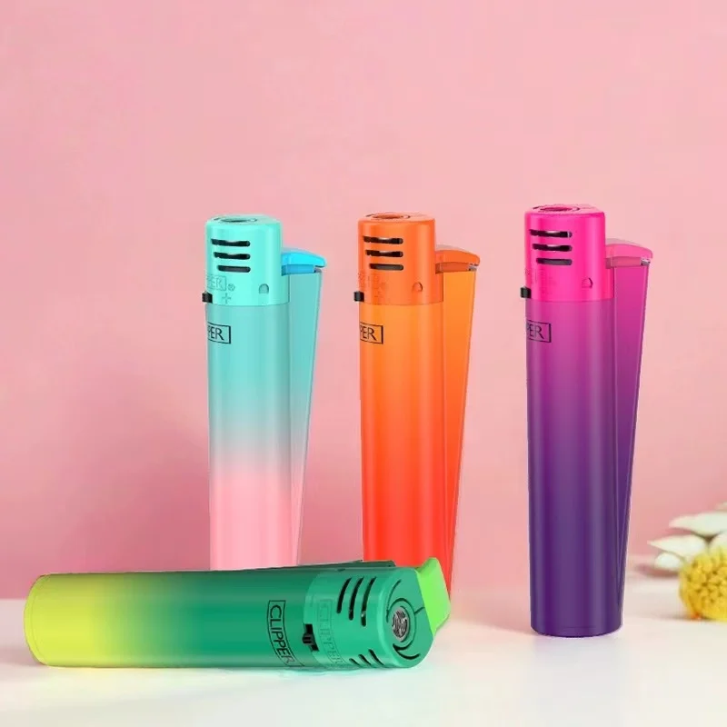 Butane Inflatable Torch Lighter, Pink Flame Jet Lighter, Electronic Ignition, Funny Lighter, Smoking Accessories