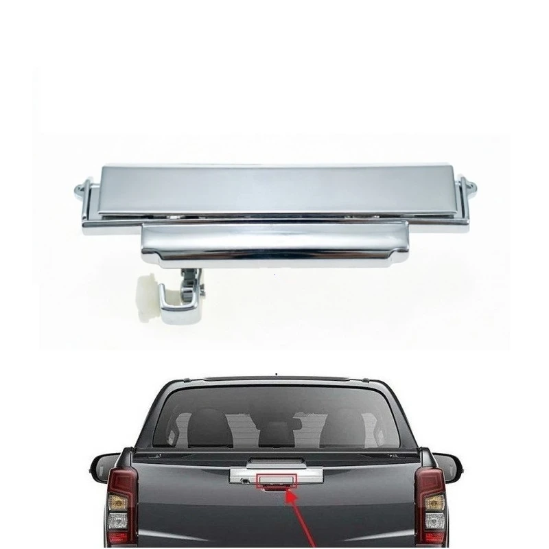 Tailgate Handle Back Door Handle Plating for Mitsubishi L200 Triton Strada 2019-2023 5746A220 93460W020P Car Parts