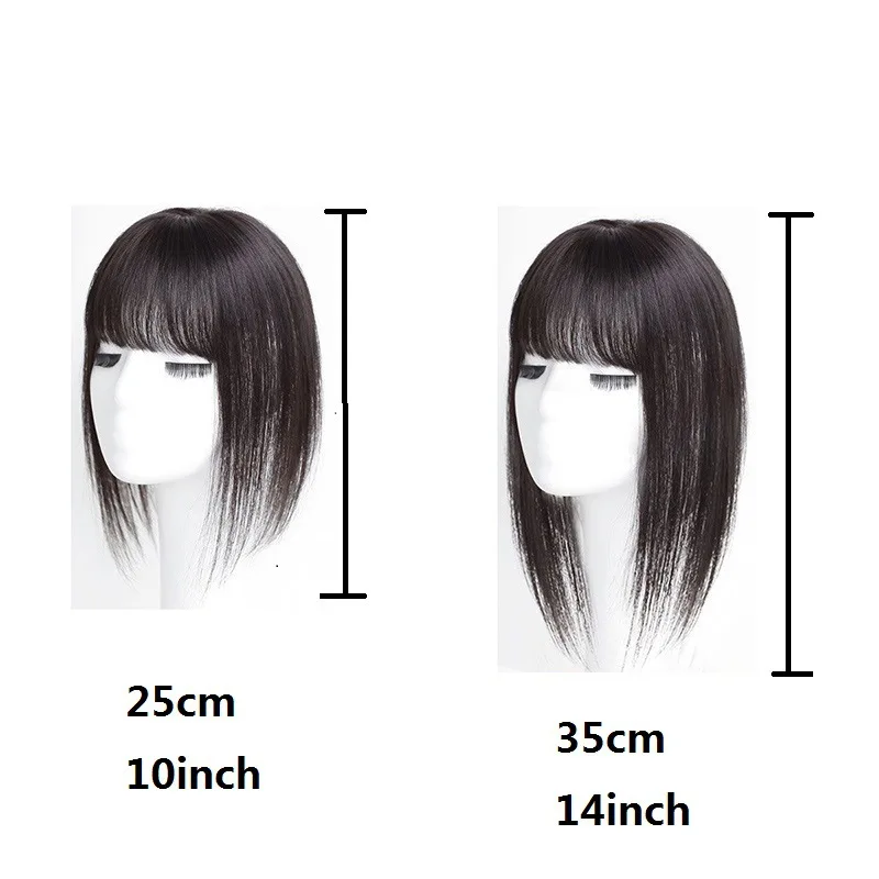 Synthetic Hair Topper Clip in Wig Piece for Thin Hair Volume Air Bangs Natural Invisible Lightweight Hairpiece for Women