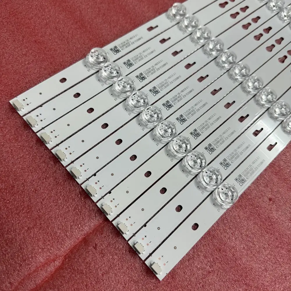 10pcs/set LED Backlight Strip Bar for LUCOMS T55AGZZ1TU 55A7000 TCL55D05-ZC23AG-11 55HR332M05AC V1 V2 JL.D55051330-004IS-M_V03