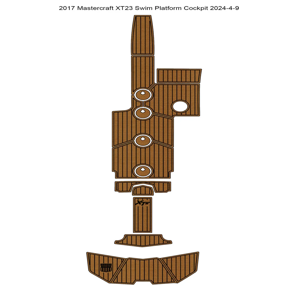 

2017 г., Mastercraft XT23, подстилка для плавания, коврик для лодки, EVA пенопластовый Тиковый настил, SeaDek, маринемат, Gatorstep стиль, самоклеящийся