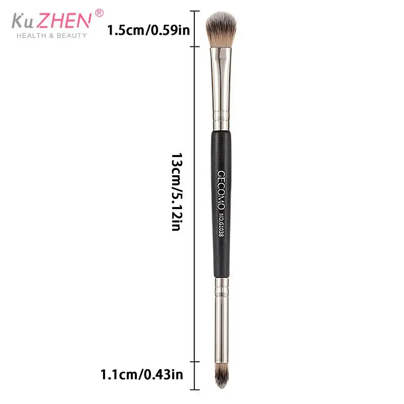 Cosmetic Brush Double-ended Makeup Eye Shadow Brush Nose Silhouette Brush Blusher Contour Shadow Soft Brush Makeup Beauty Tool