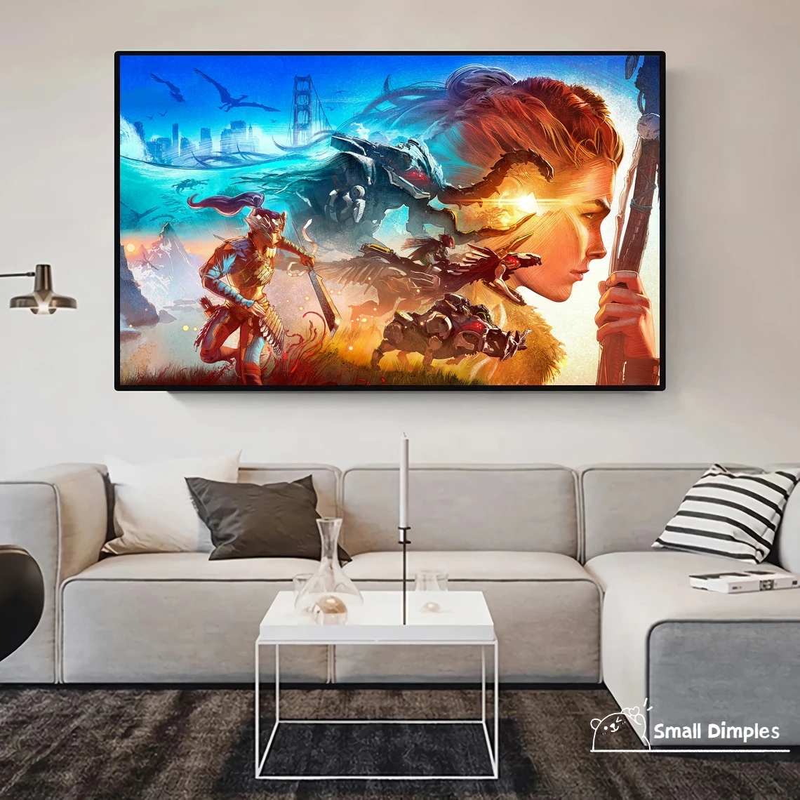 Horizon Zero Dawn Game Poster Canvas Art Print Home Decoration Wall Painting ( No Frame )