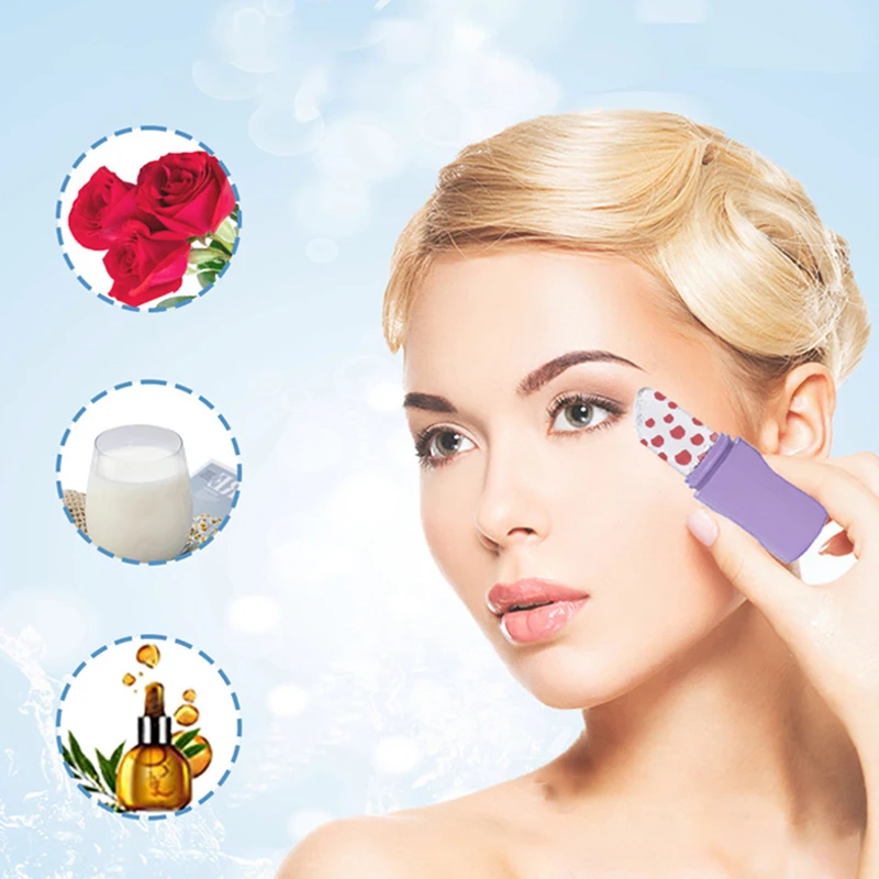 أحمر الشفاه شكل سيليكون الجليد بكرة الوجه العناية بالبشرة الجمال رفع الكنتوري أداة آيس كيوب صواني كرات آيس غلوب مدلك الوجه #5