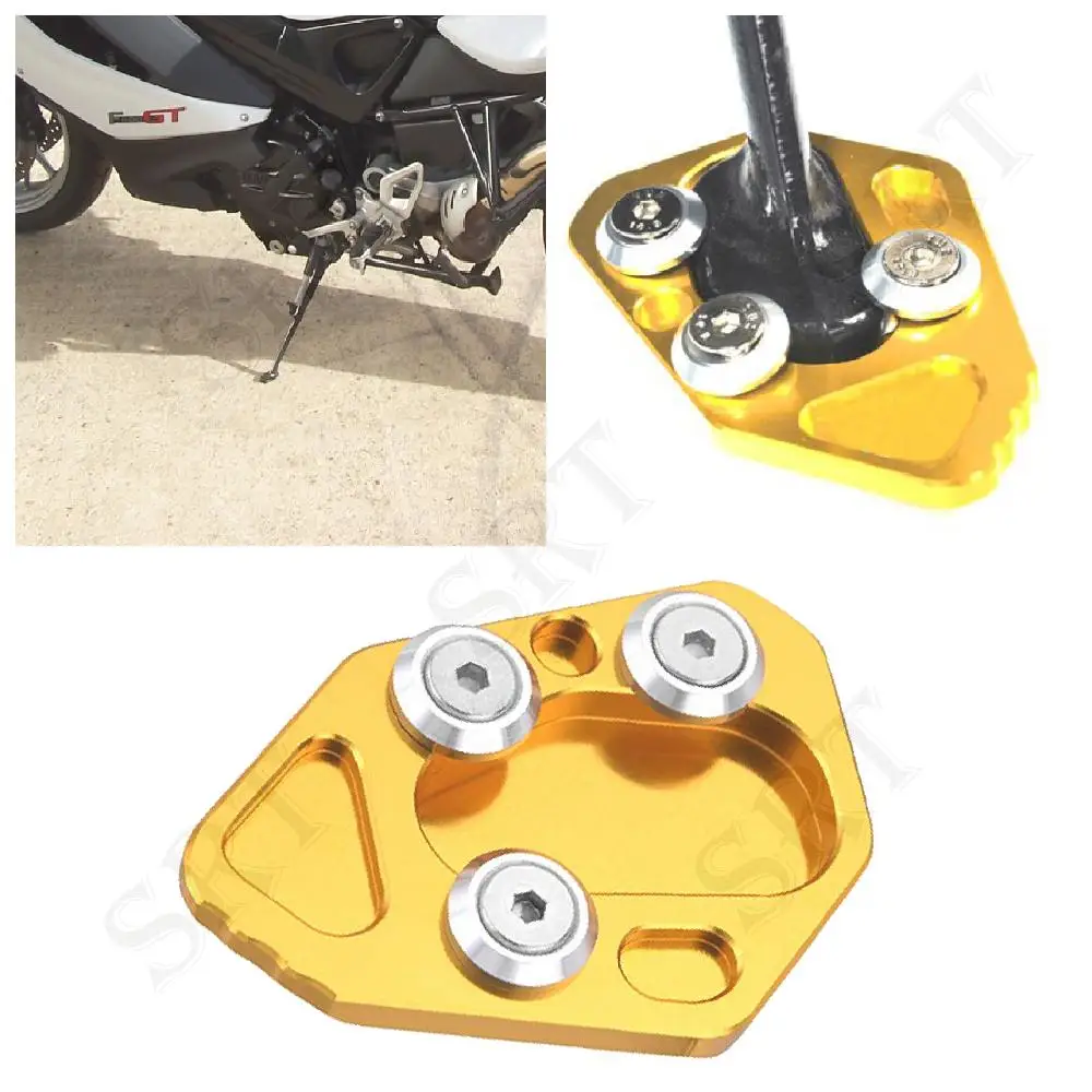 

Fits for BMW F800R F800GT F800 R GT ABS 2014-2019 Motorcycle Accessories Kickstand Widening Base Support Bracket Extended Plate