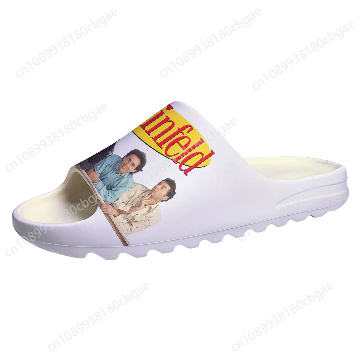 

Seinfeld Sitcom Soft Sole Sllipers Home Clogs Customized Step On Water Shoes Mens Womens Teenager Step in Sandals