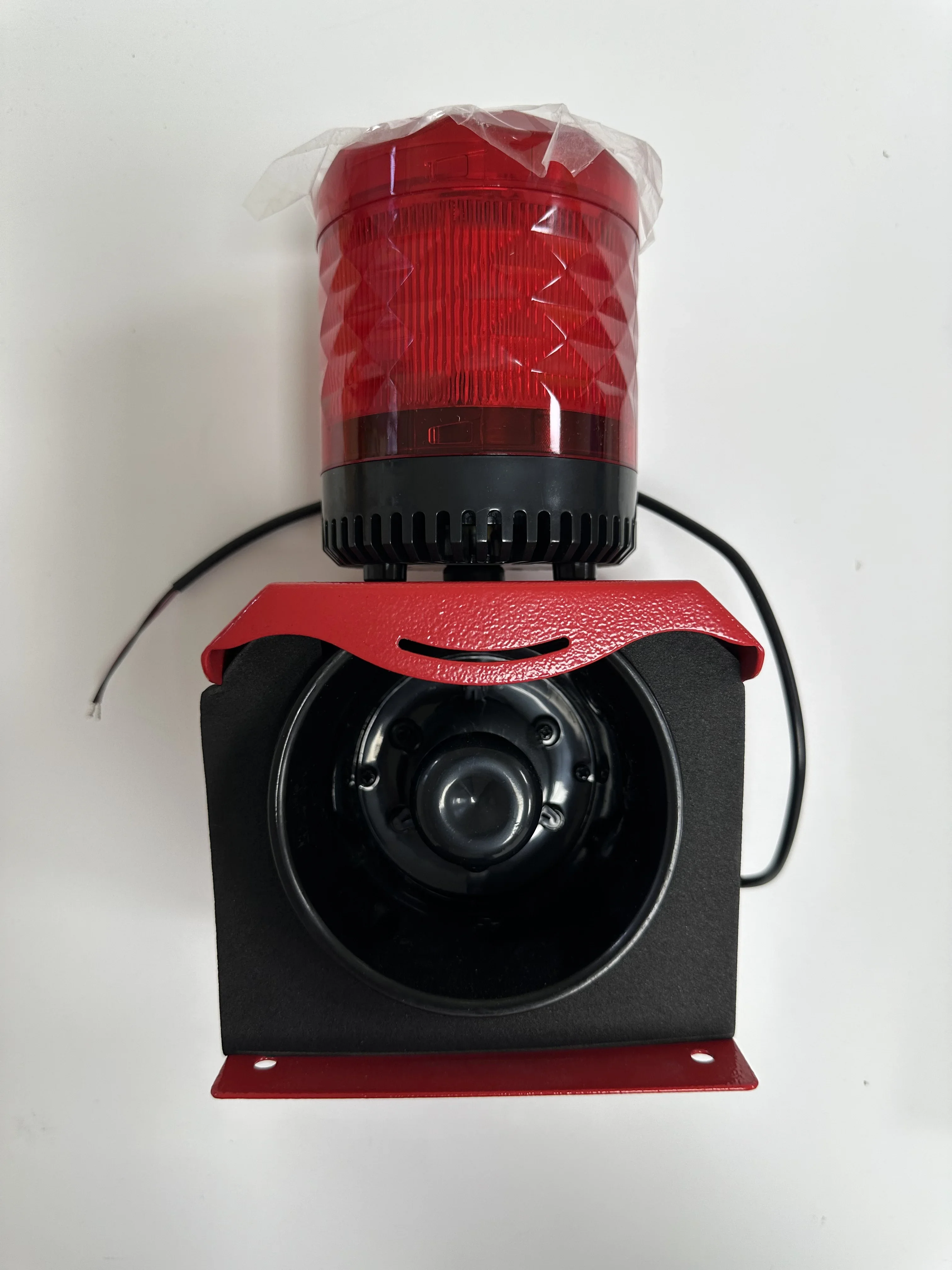 12V 24V 220V Industrial Horn Siren Emergency Sound and Light Alarm Red LED Flashing Strobe Warning Light with Remote Control