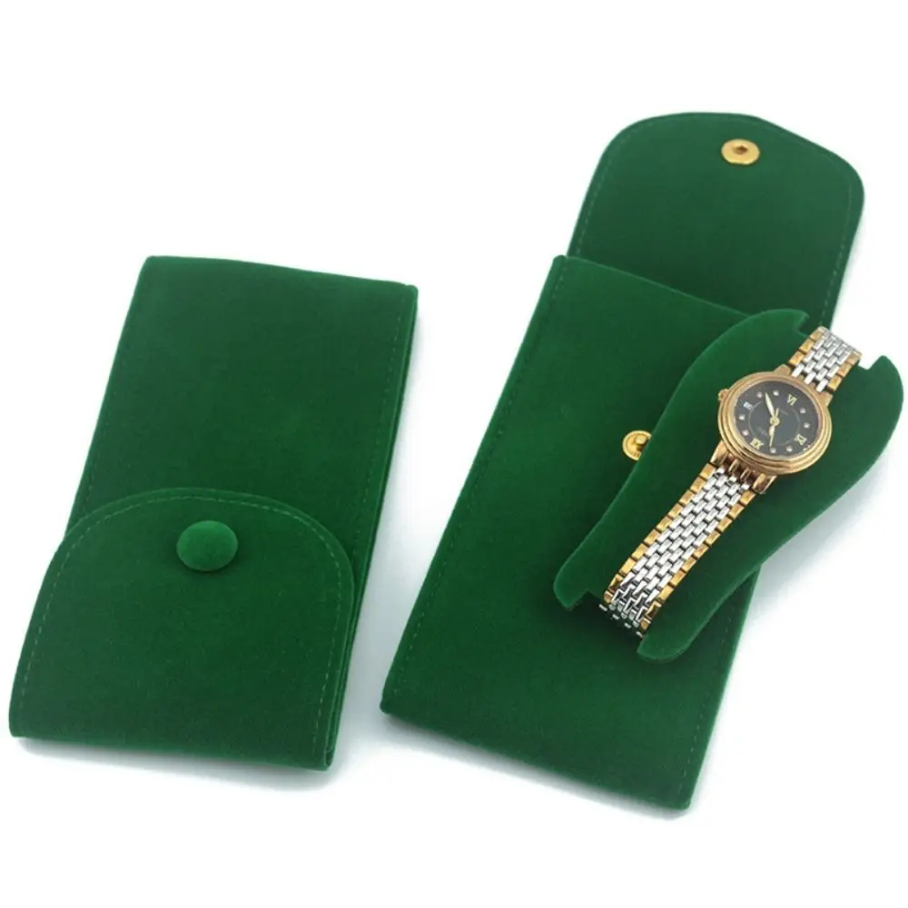 New Flannelette Watches Pouch Portable Watch Boxes Case Dust Protect Storage Bag Women Gift Packaging