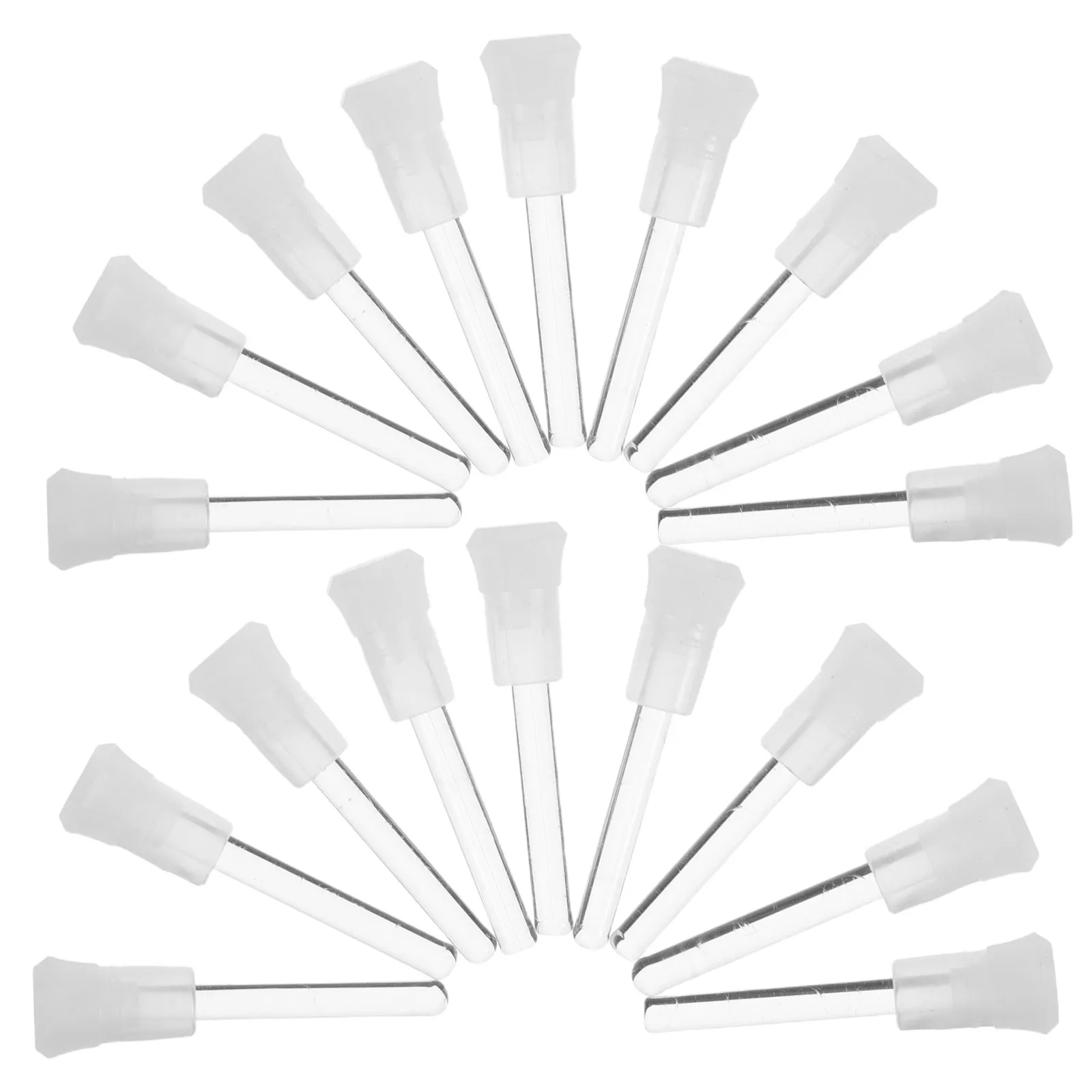 50Pcs Essential Oil Bottle Set Glass Wand Transparent Octagonal Dispenser Rod for Precision Application DIY Aromatherapy