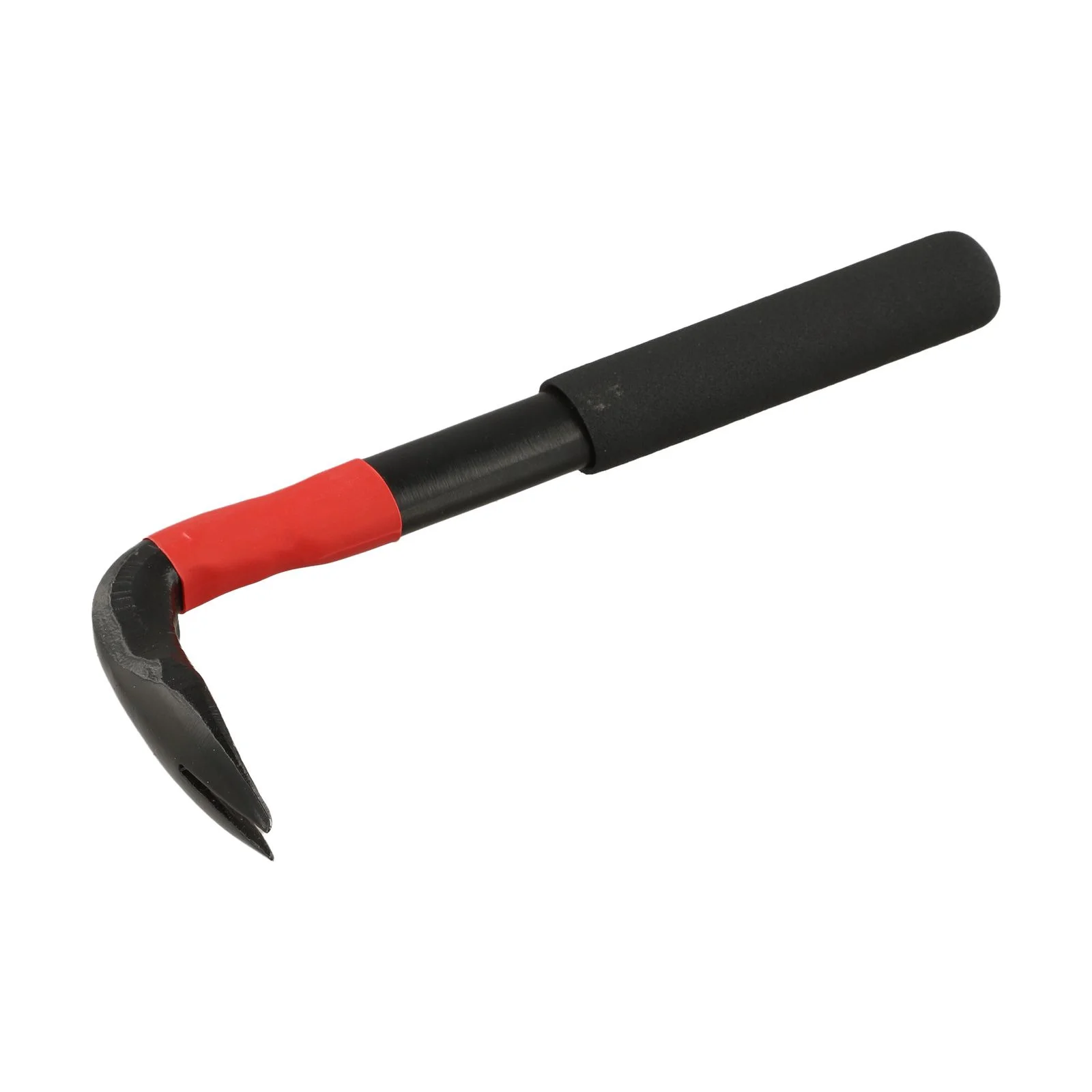 Renovation Projects Black And Red Nail Removal Tool Pry Bar Anti-Slip Pry Bar 45 Carbon Steel Rust-Resistant Finish