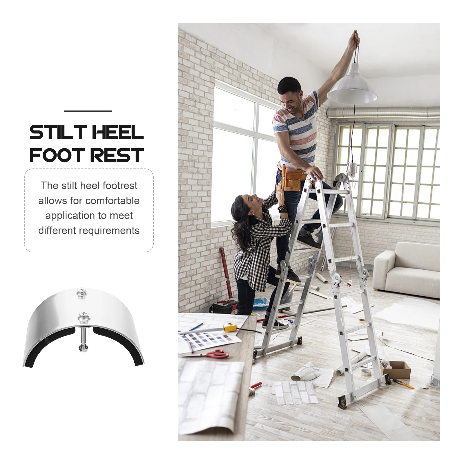 

Comfortable Stilts Shoe Accessories Leg Stainless Steel Drywall Replacement Parts