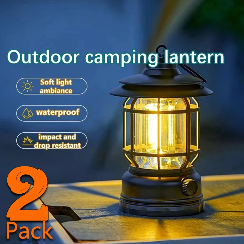 

Outdoor Camping Lights Tent Lights Emergency Lights Rechargeable LED Lights Portable/Vintage