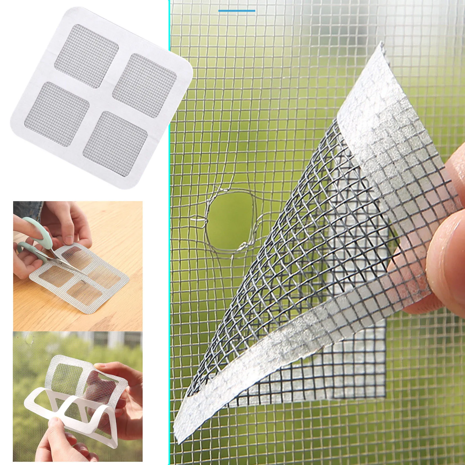 

Fix Net Window Home Adhesive Anti Mosquito Fly Bug Insect Repair Screen Wall Patch Stickers Mesh Window Screen Window Net Mesh