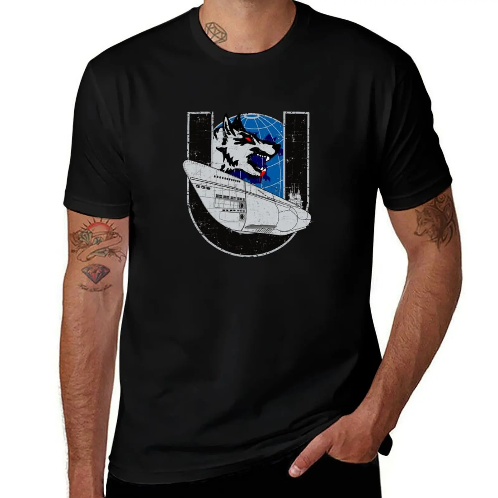 

Kriegsmarine U-boat Wolf Mk 2 By PZD501- Grunge Style T-Shirt summer clothes Short sleeve tee men clothes