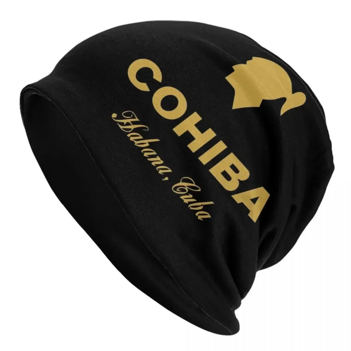 

Теплая вязаная шапка Cohiba Habana с изображением сигар, модная шапка, осенне-зимние уличные шапки-бини, шапки унисекс для взрослых