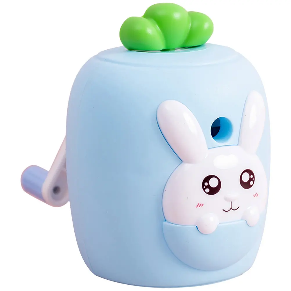Lightweight Carrot Shaped Pencil Sharpener Manual Students Sharpener Portable Compact Design Sturdy Reliable Texture Bright
