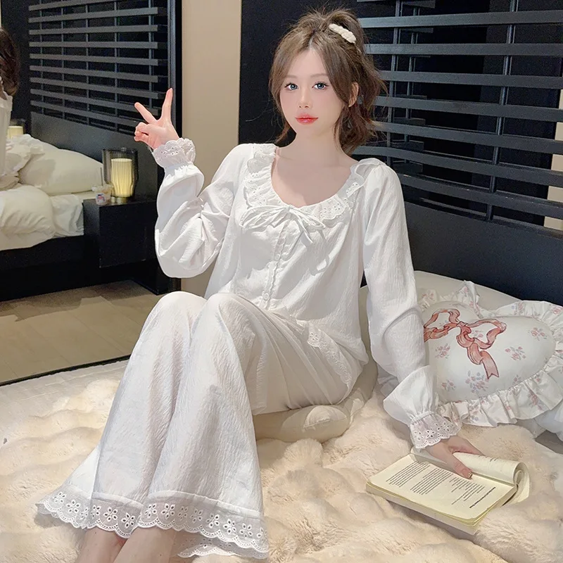 

Pjs Set Women's Pajama Set Women's Warm Winter Pajamas Fashionable Home Clothes, Pajamas Sweet Cute and Soft Pajama Set New