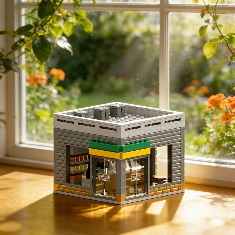 Building Block Mini - 824 ชิ้น MOC MINI Subway 1.0