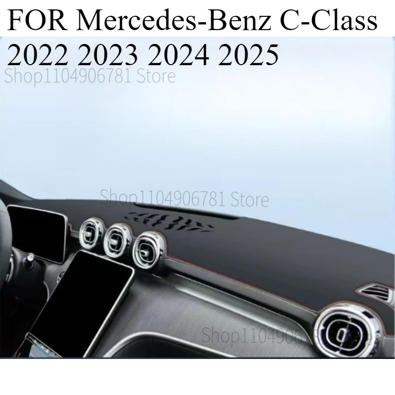 

FOR Mercedes-Benz C-Class‌ 2022 - 2025 Car Dash Mat Dashmat Dashboard Mat Cover Sun Shade Dash Board Cover Carpet Accessories