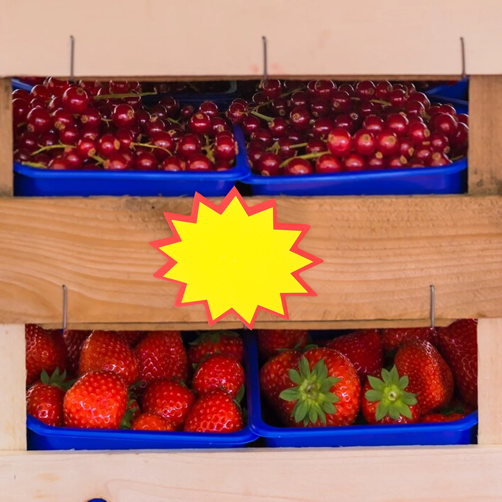 

100pcs Price Tags Retail Sale Signs Supermarket Clear Visibility Easy Installation for Bookstores Fruits Vegetables