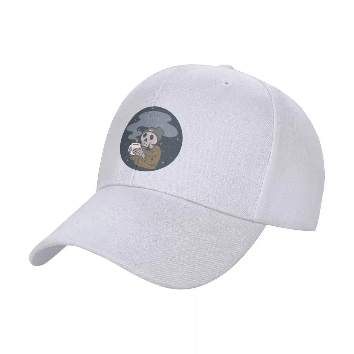 

Skully: Coffee Baseball Cap Streetwear Rugby For Girls Men's