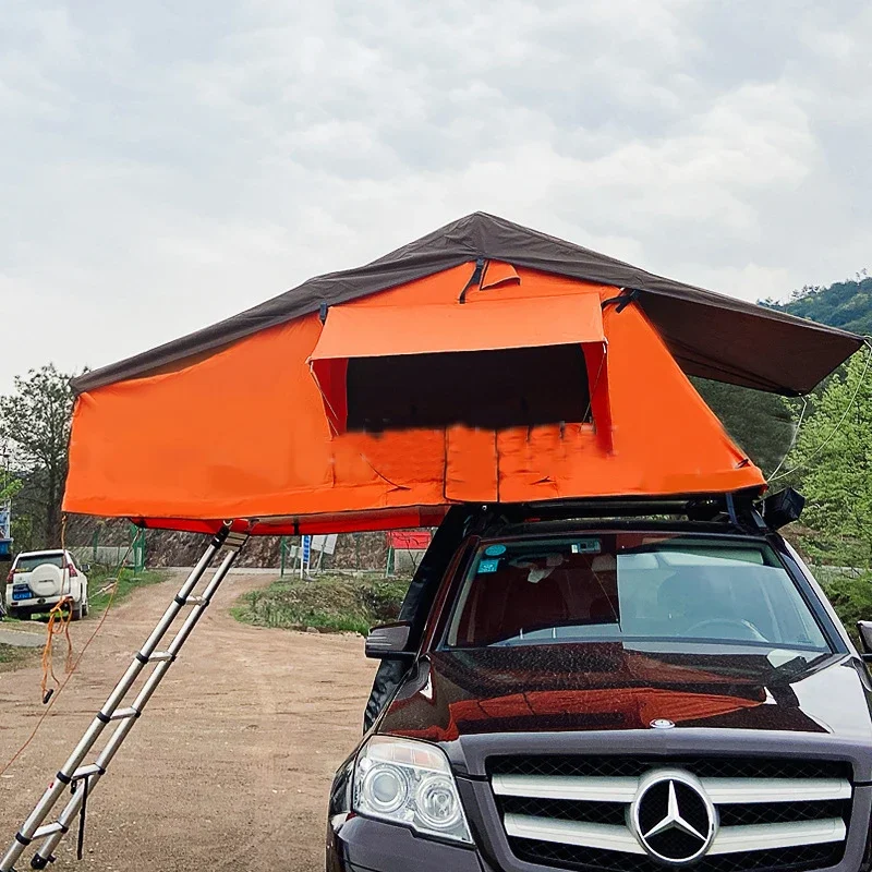 

Hot Sale Soft Shell Roof Top Tent Outdoor Camping Space Large Aluminum Alloy Car Tent