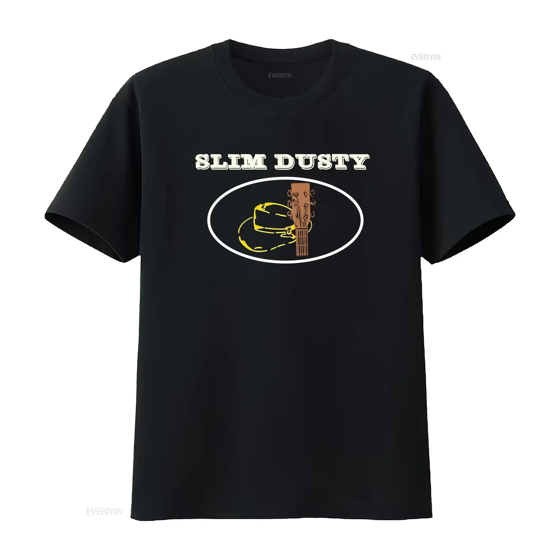 Slim Dusty T Shirt Mens Size Large Black the Legend Continues Country Music vintage Washed Breathable Slightly streetwear