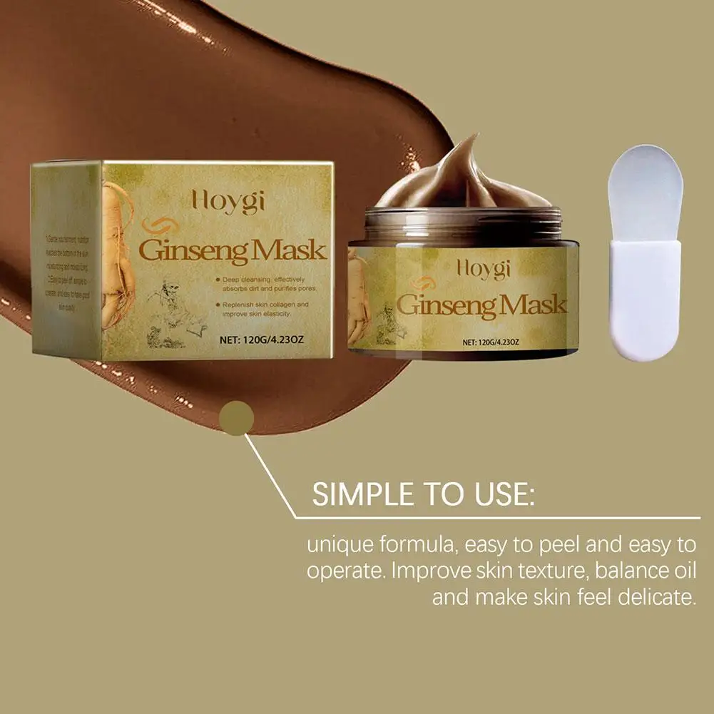 Ginseng Face Ginseng Peeling Cleansing Deep Product Skin Care Pores Moisturizing 120g Shrink B J7g9