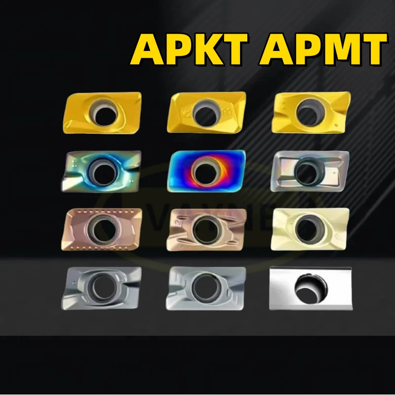 

Твердосплавная вставка APMT1604 APMT1135 APKT 1135 1604 PDER Станок с ЧПУ Сменный фрезерный инструмент Лезвие Пластина PCD CBN Кермет 10 шт.
