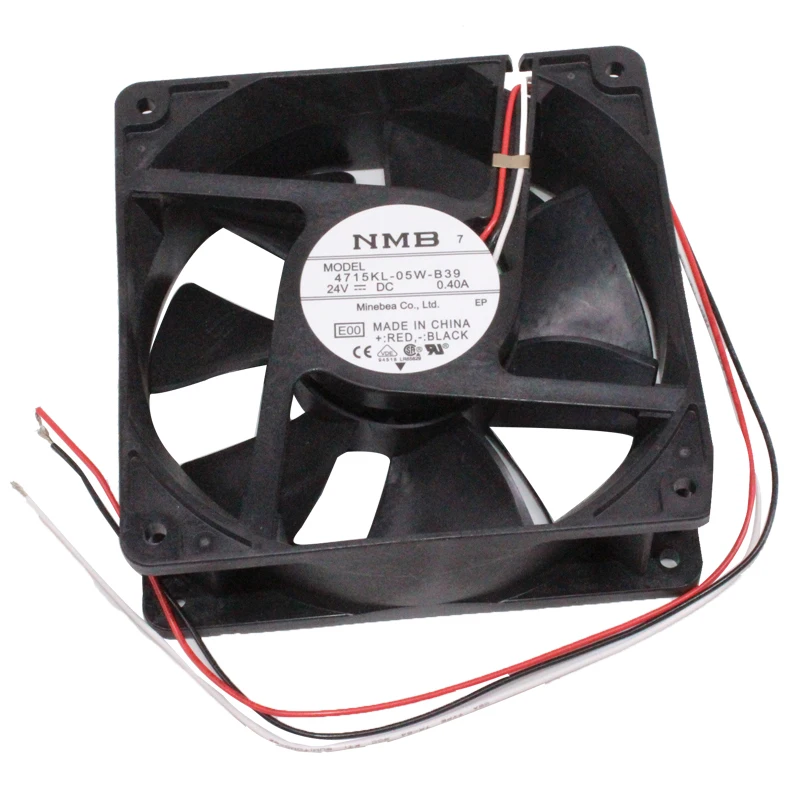 New and original 4715KL-05W-B39 12cm 120mm 12038  DC 24V 0.40A CNC lathe inverter fan communication equipment cooling fan