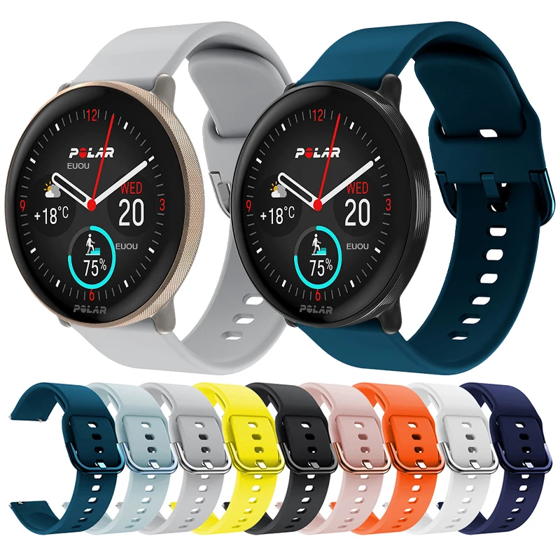 Ремешок для часов Polar Ignite 3 2, силиконовый браслет для часов Polar Grit X Pro Titan/Pacer/Unite/Vantage M2, аксессуары для часов