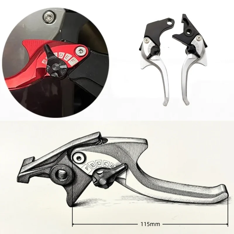 

Новая тормозная ручка с ЧПУ для BAJAJ Pulsar 200 NS 2 2012-2017 Dominar 400 2017-2018, ручка сцепления, короткий тормозной рычаг, детали мотоцикла