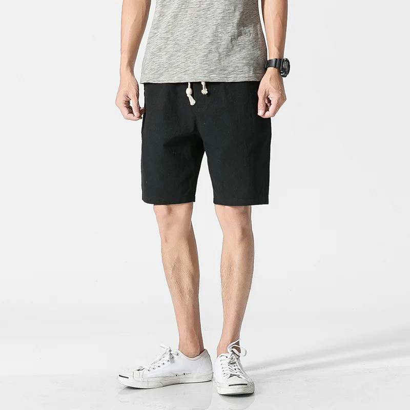 

Mens Cotton Linen Beach Board Shorts Swimming Pants Casual Swimwear Swim Shorts Trunks Mens Running Sports Surffing Shorts