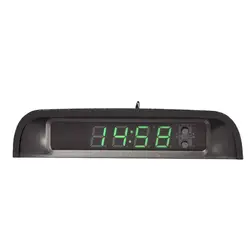 Automotive Digital Clock Luminous Car Digital Solar Adhesive Clock Watch for Automobile Vehicles Car Interior Decoration